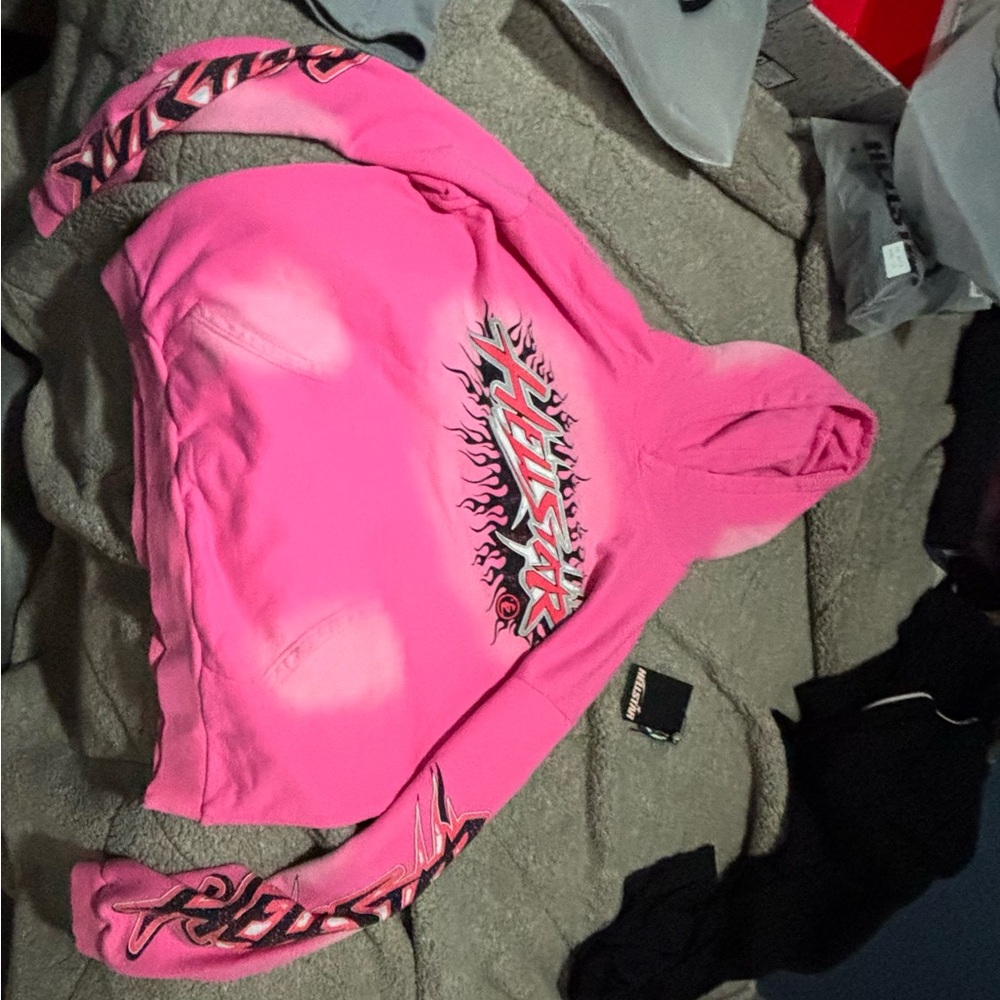 Pink hellstar hoodie XL